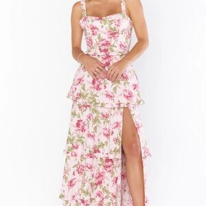 Show Me Your Mumu Lady Corset Dress in Garden Romantic